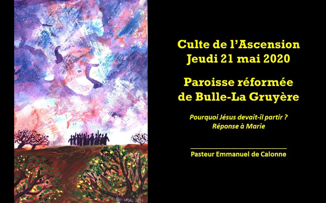 culte du 21 mai 2020 (Ascension)