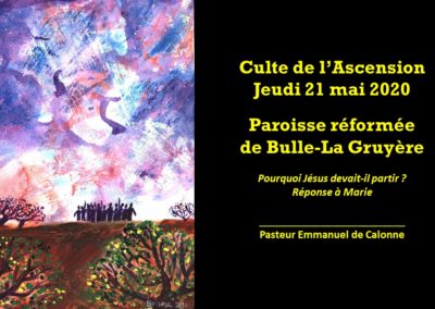 culte du 21 mai 2020 (Ascension)